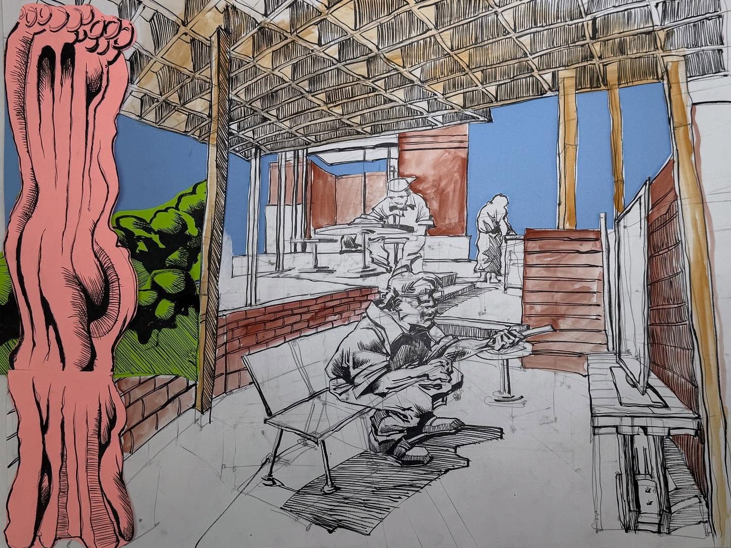Various Views from the Shotgun House, slide 2 of 3