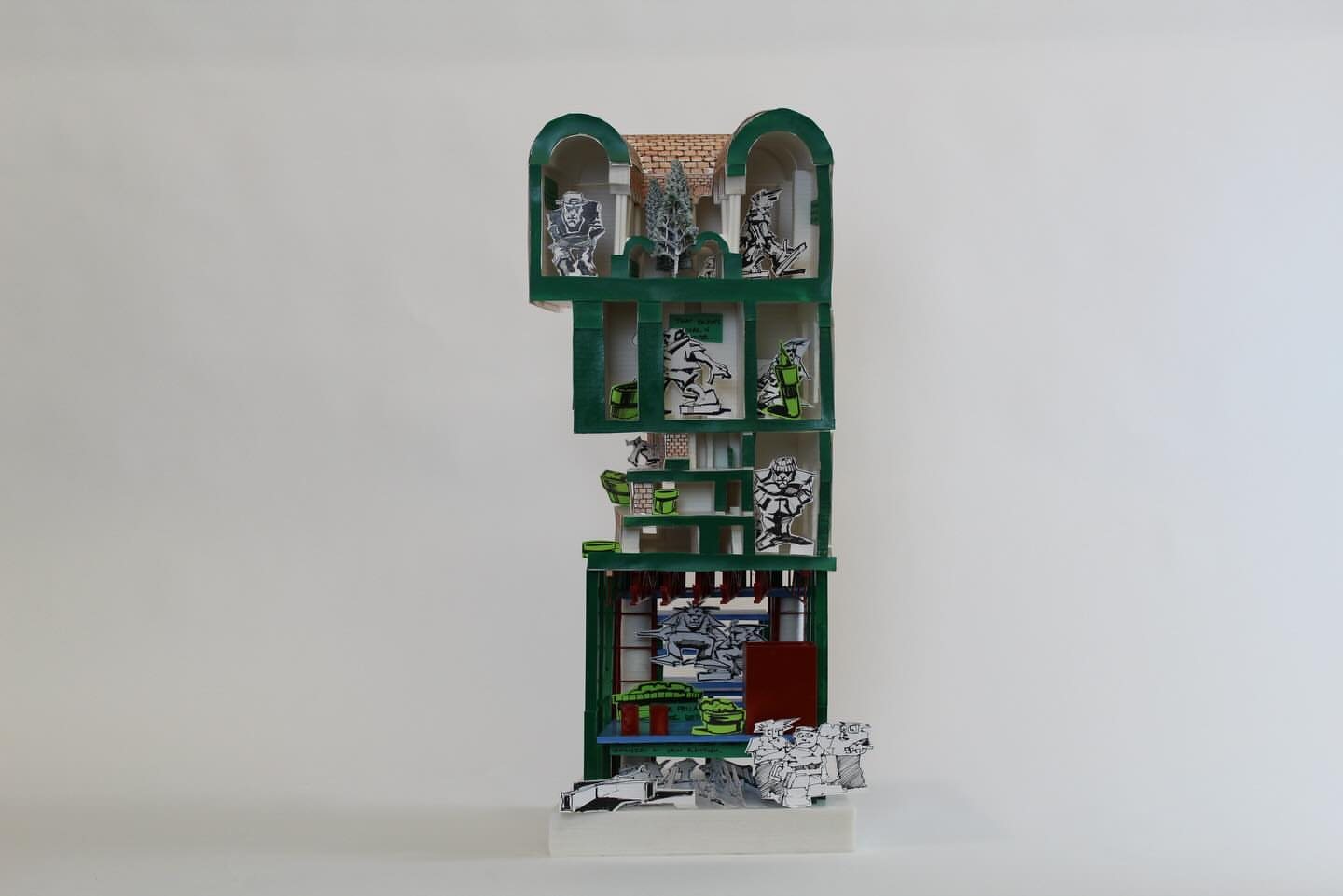 Double/Half Scale Housing 1/4” Model, slide 1 of 11
