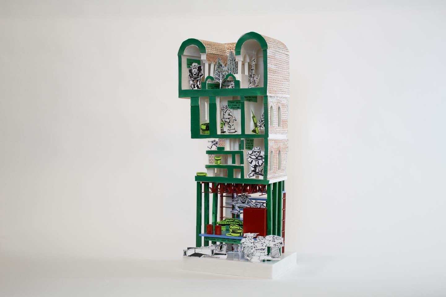 Double/Half Scale Housing 1/4” Model, slide 3 of 11