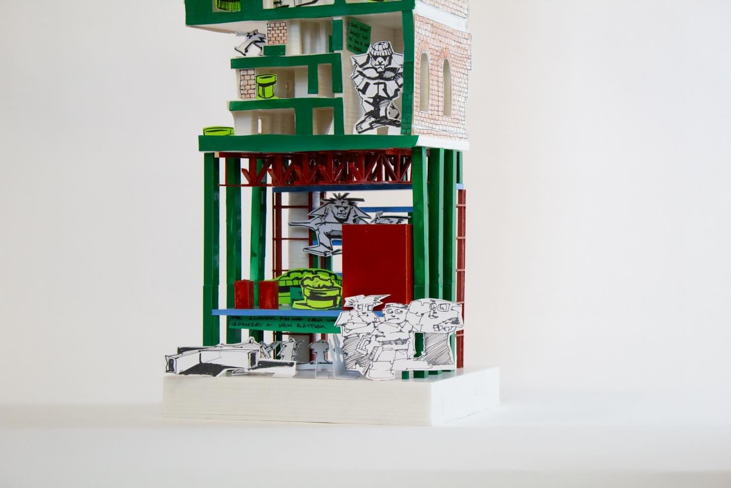 Double/Half Scale Housing 1/4” Model, slide 6 of 11
