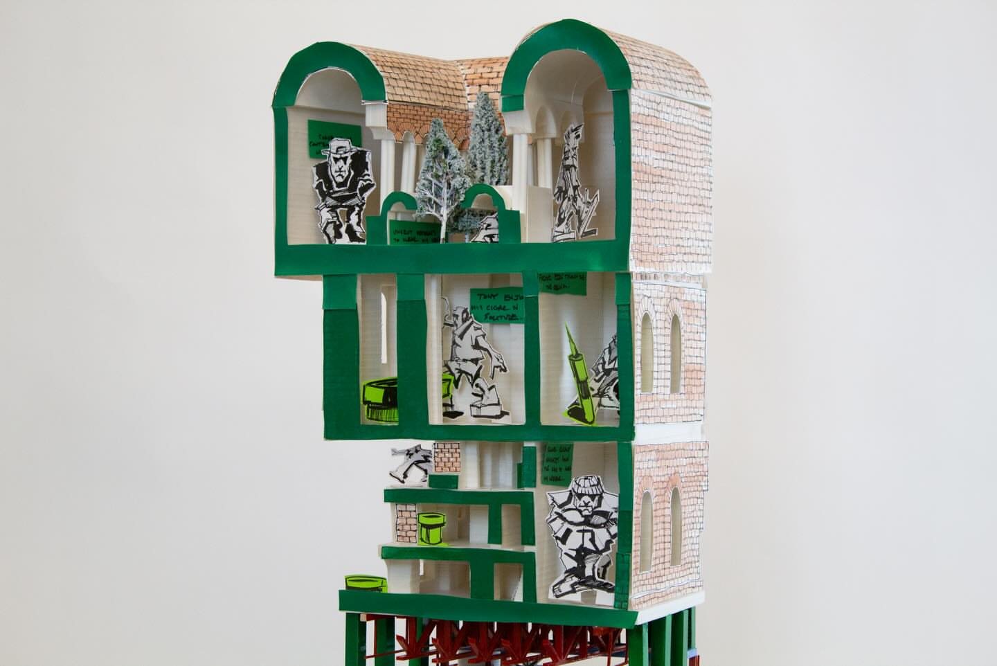 Double/Half Scale Housing 1/4” Model, slide 8 of 11