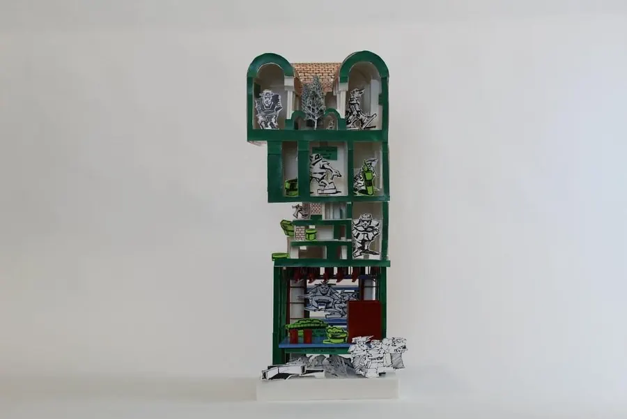 Double/Half Scale Housing 1/4” Model