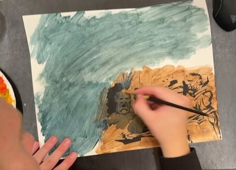 Rendering practice using under painting, slide 2 of 4